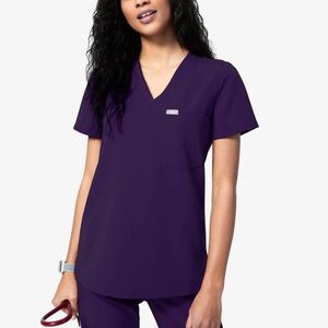 Figs Purple Scrub Set